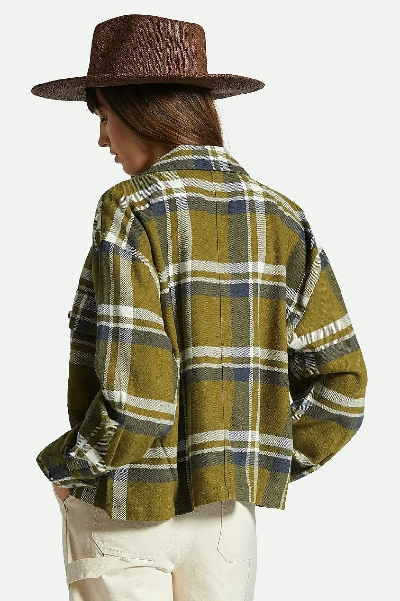 Brixton Bowery Damen-Flanell<Männer Waschlappen