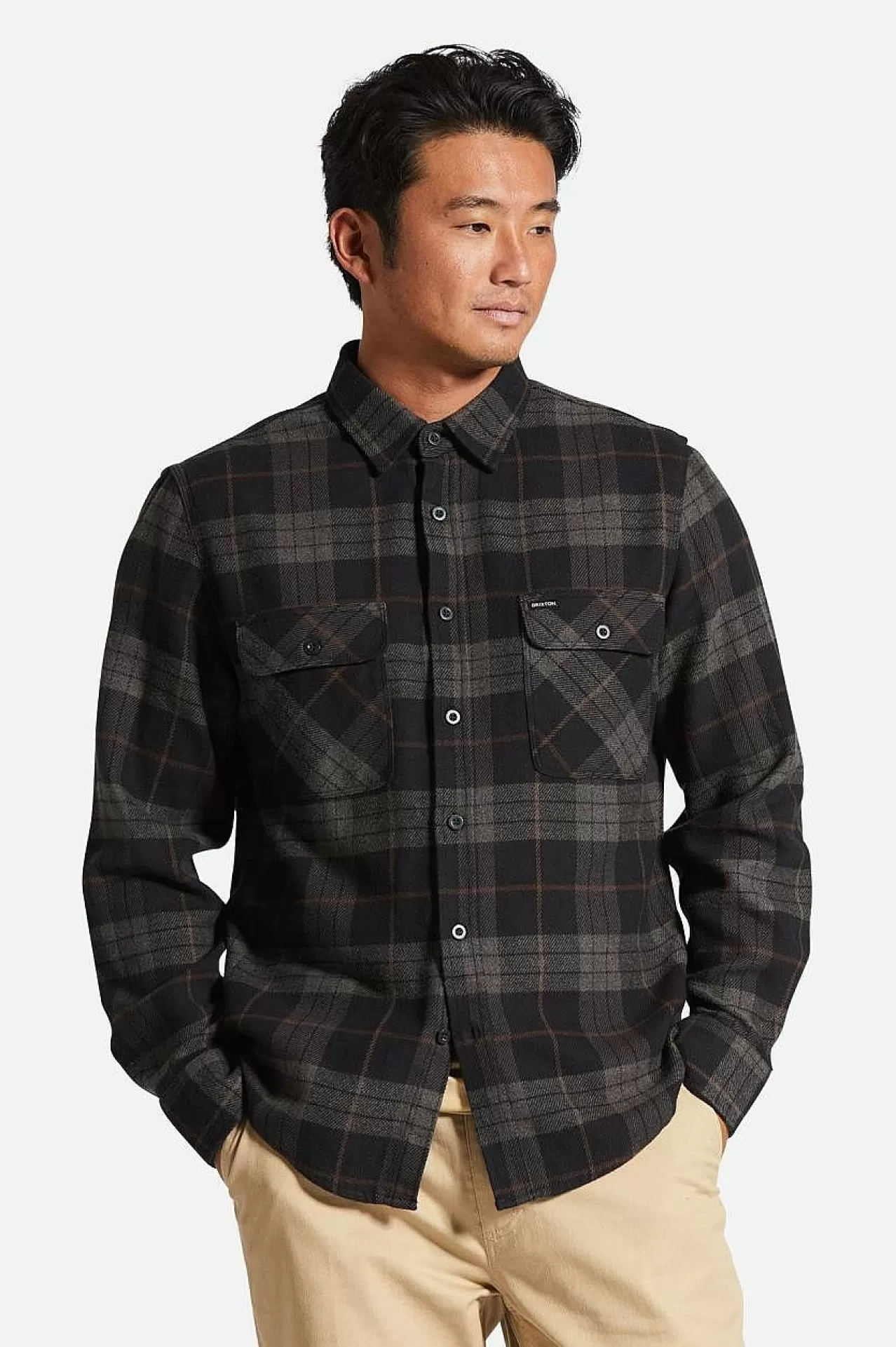 Brixton Bowery Flanell<Männer Waschlappen