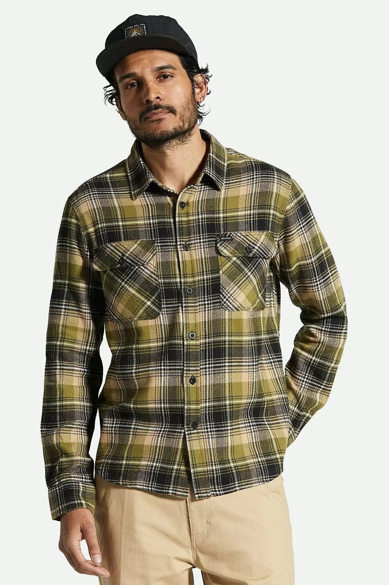 Brixton Bowery Flanell<Männer Waschlappen