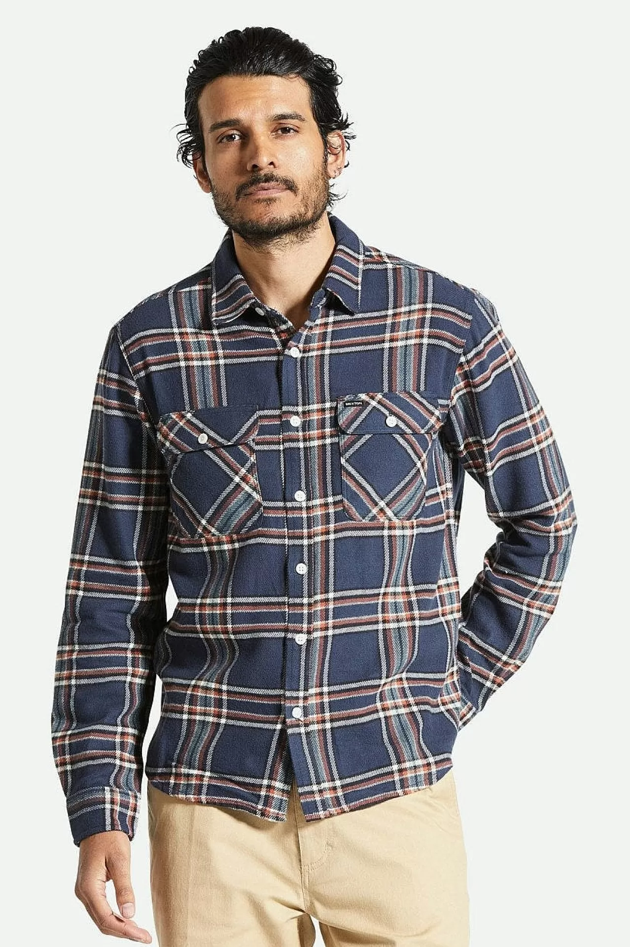 Brixton Bowery Flanell<Männer Waschlappen