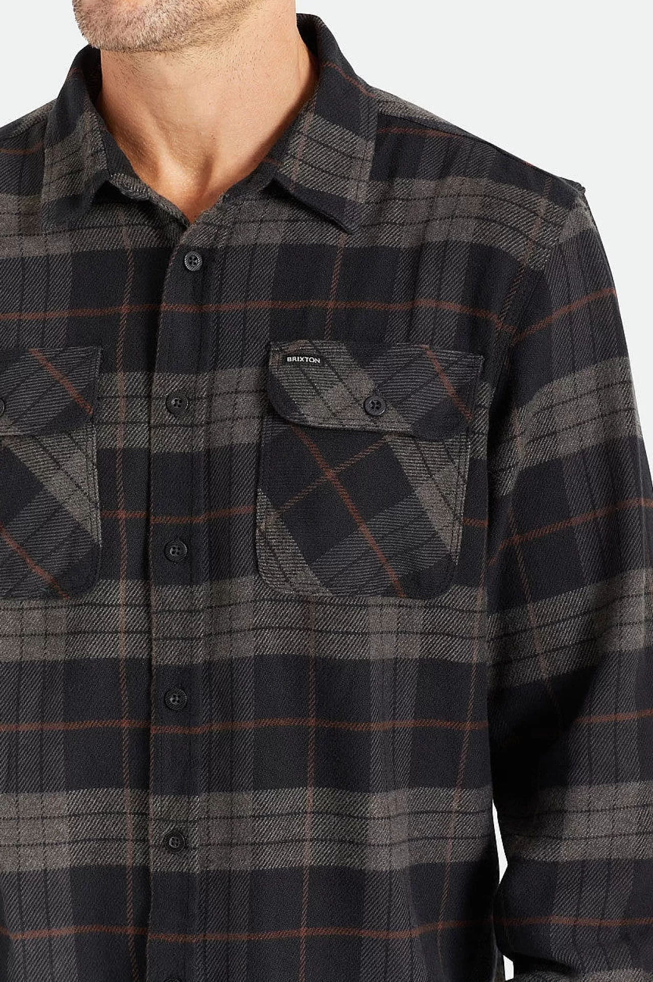 Brixton Bowery Flanell<Männer Button-Ups