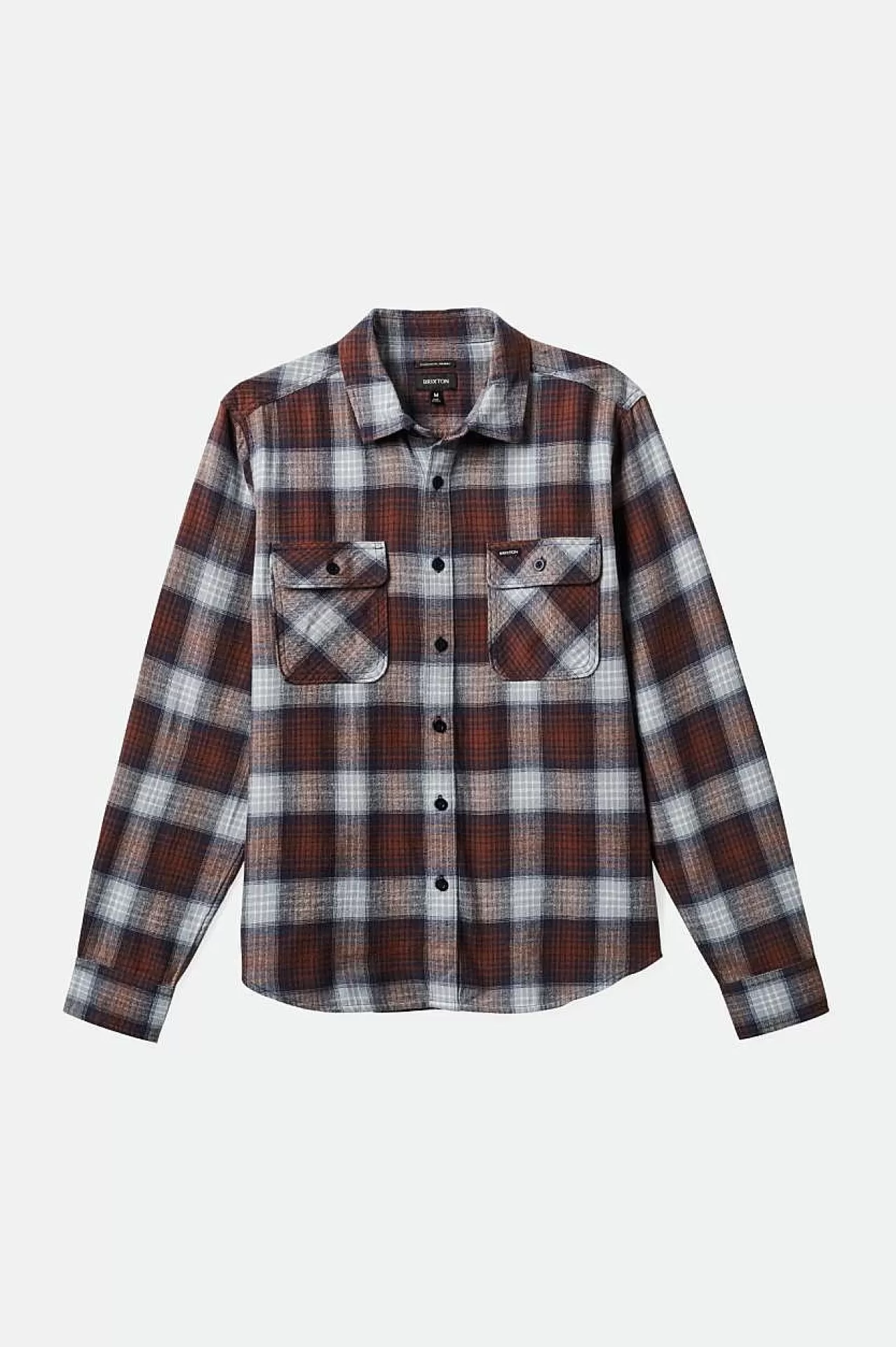 Brixton Bowery Leichter, Ultraweicher Flanell<Männer Button-Ups