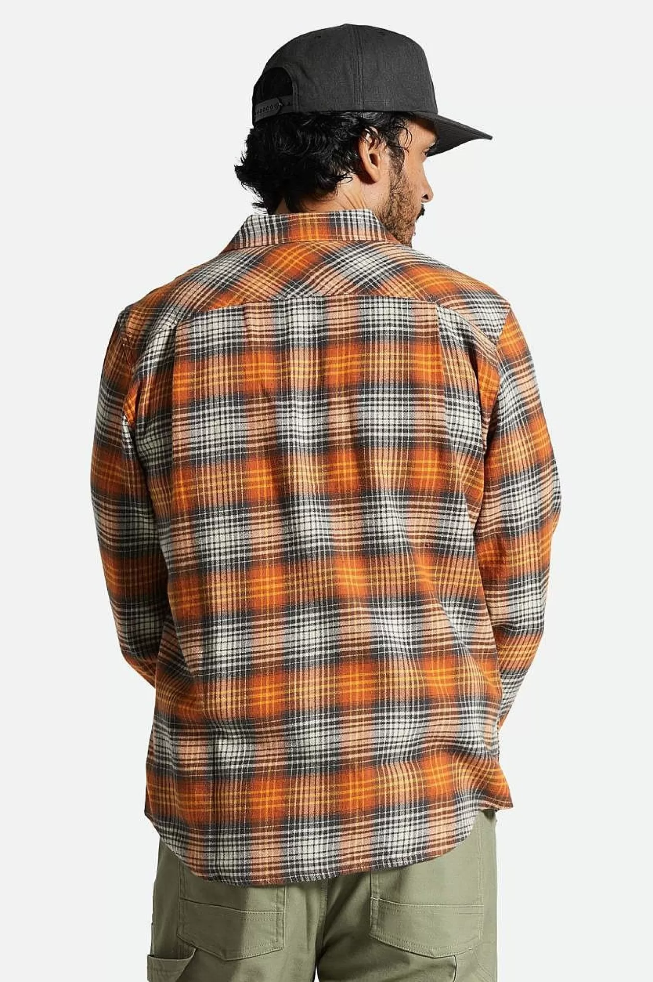 Brixton Bowery Leichter, Ultraweicher Flanell<Männer Button-Ups