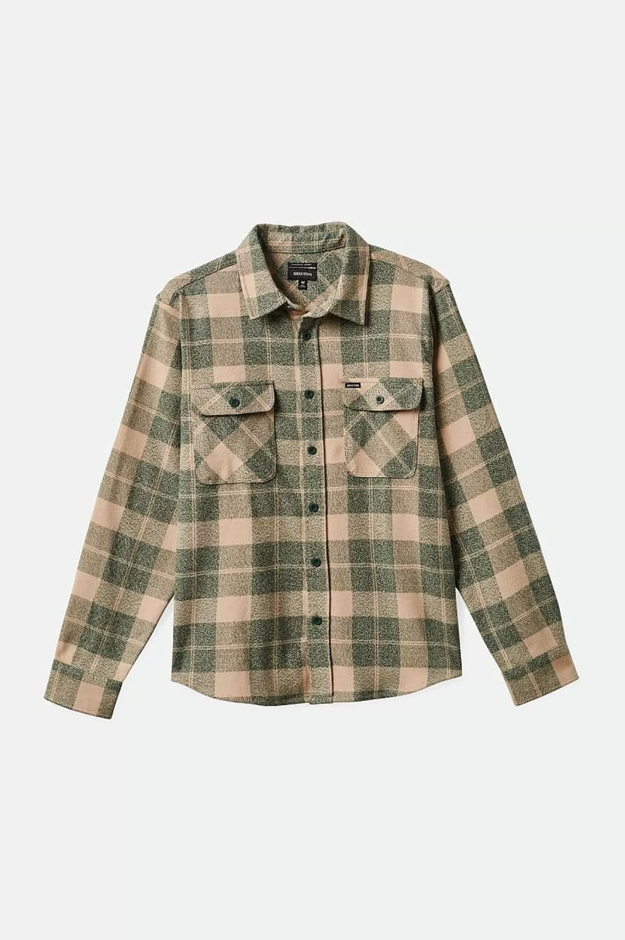 Brixton Bowery Stretch Wasserabweisendes Flanell<Männer Button-Ups