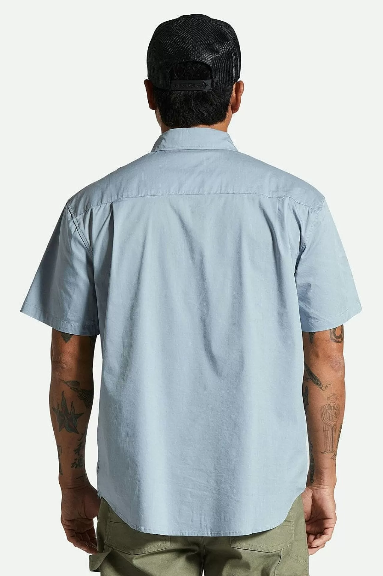 Brixton Builders Mechanic S/S-Shirt<Männer Button-Ups