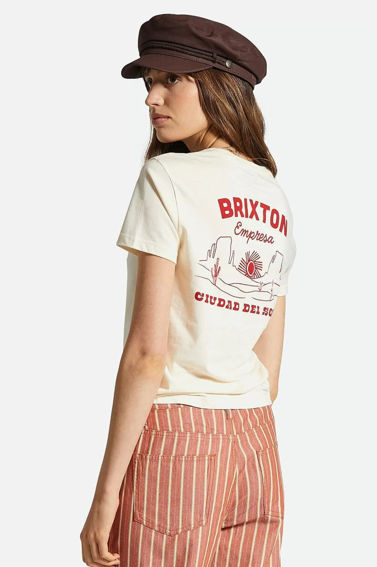 Brixton Empresa Tailliertes Crew-T-Shirt<Frauen Oberteile