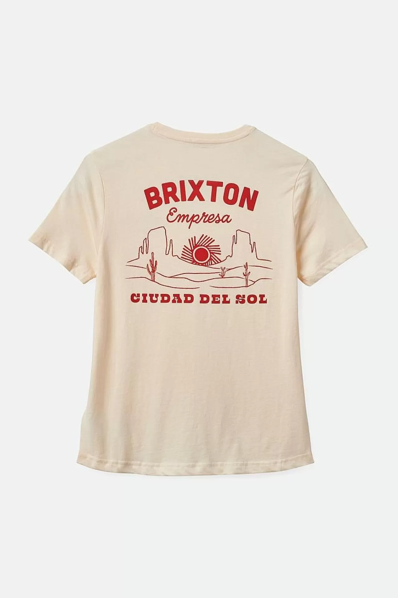 Brixton Empresa Tailliertes Crew-T-Shirt<Frauen T-Shirts Und Tanktops