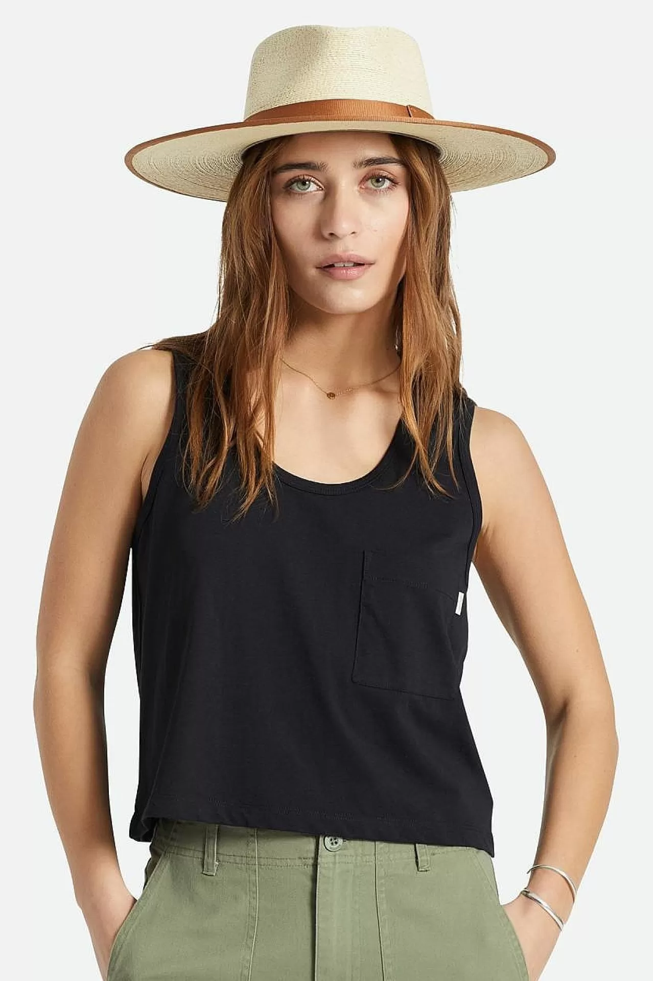 Brixton Jo Straw Rancher Hat Limited<Frauen Volle Krempe Und Fedoras