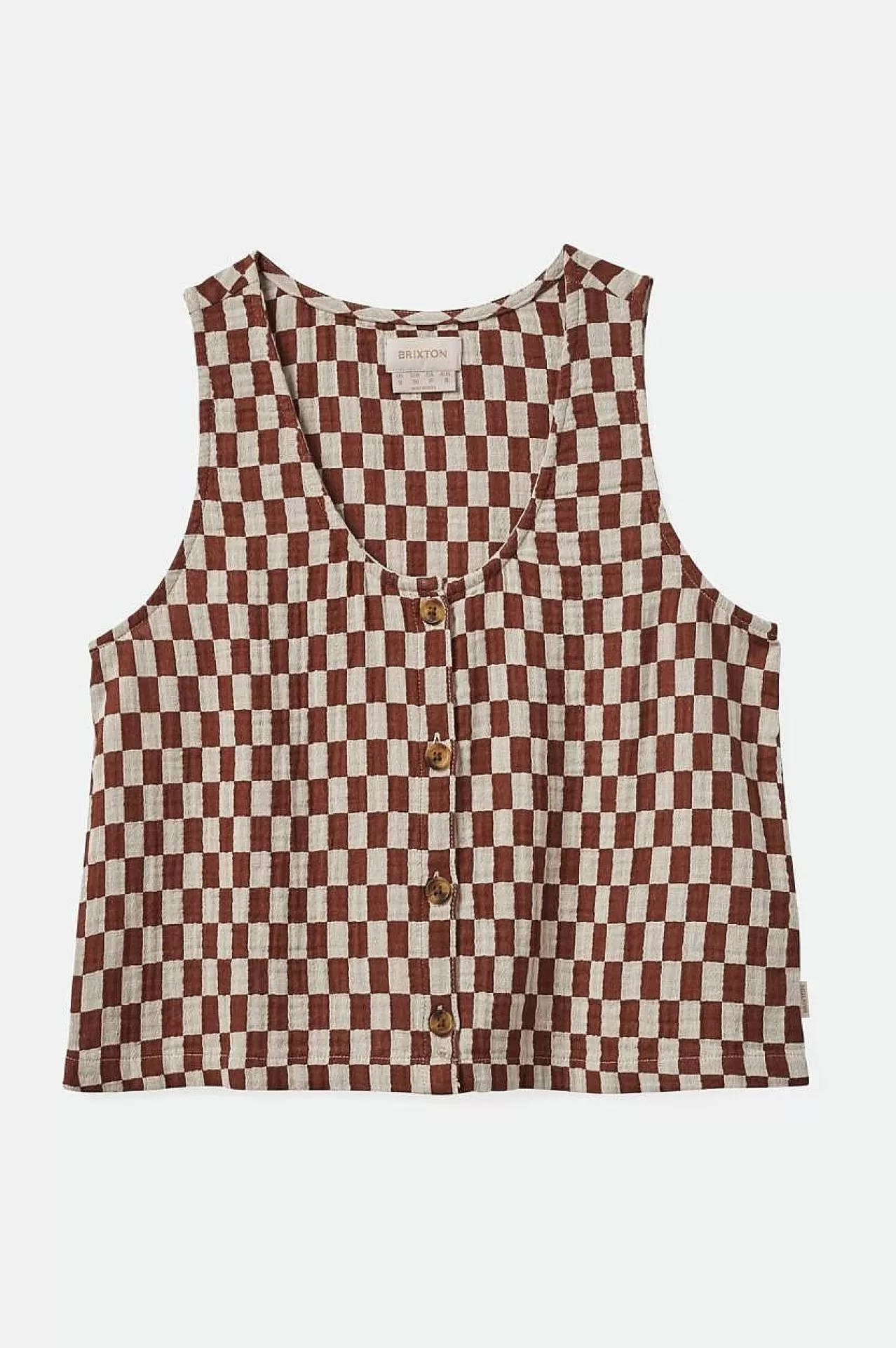 Brixton Mykonos Kleines Tanktop Mit Karomuster<Frauen Oberteile