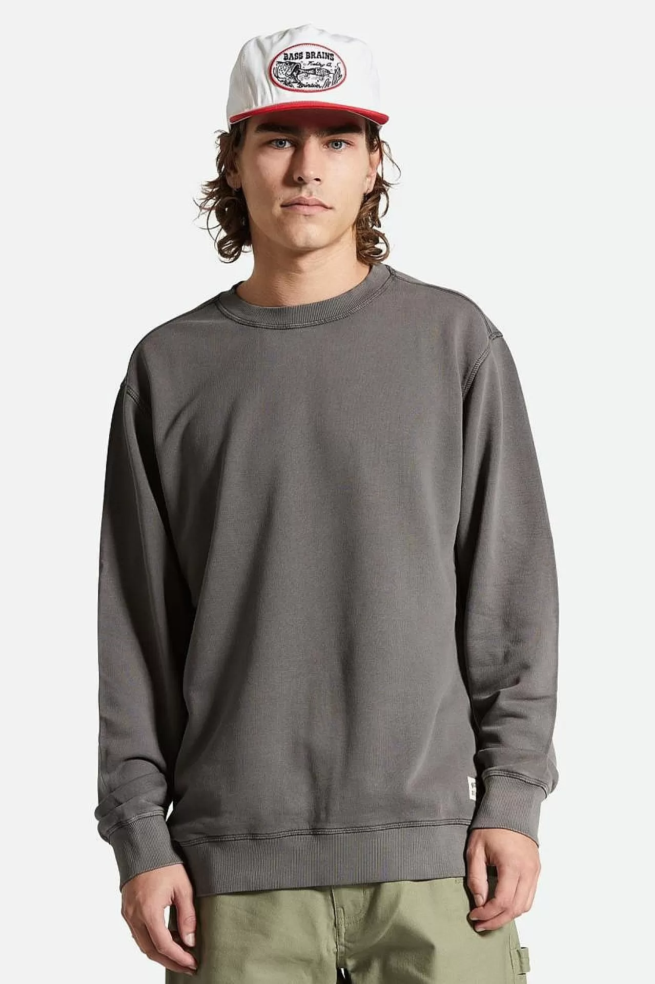 Brixton Vintage Reserve Cross Loop French Terry Crew<Männer Strickwaren Und Hoodies