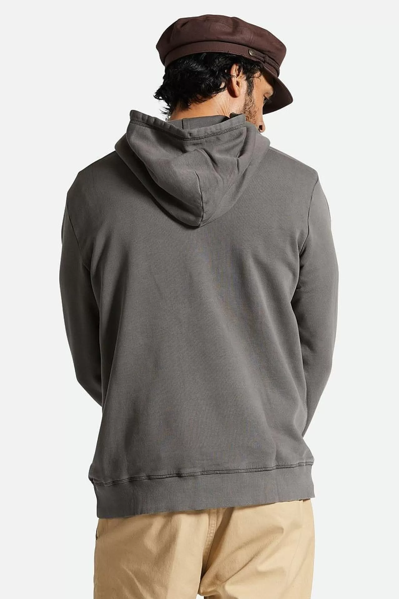 Brixton Vintage Reserve Cross Loop French Terry Kapuze<Männer Strickwaren Und Hoodies