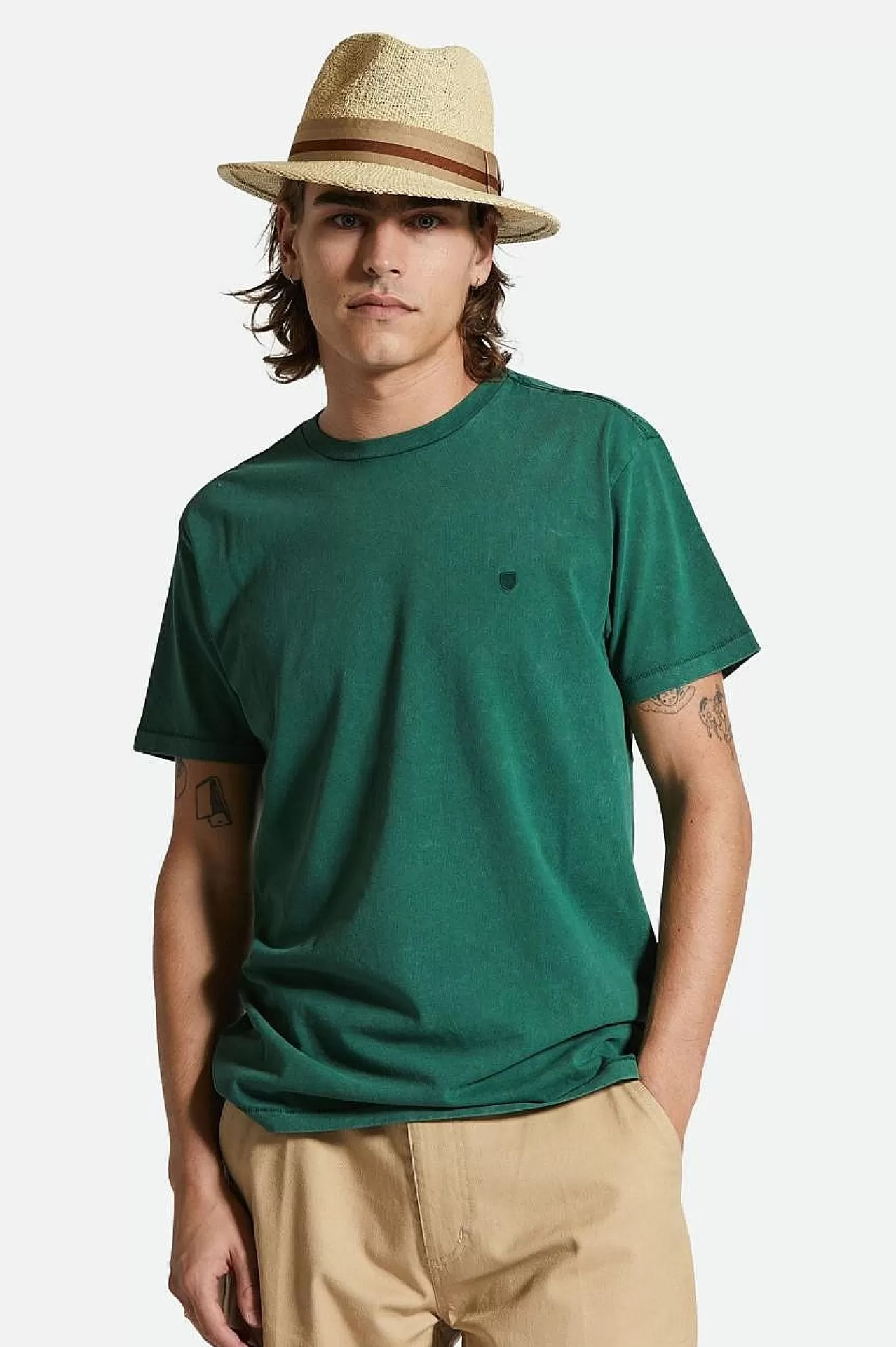 Brixton Vintage Reserve S/S T-Shirt<Männer T-Shirts